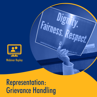 Representation: Grievance Handling - Webinar Replay